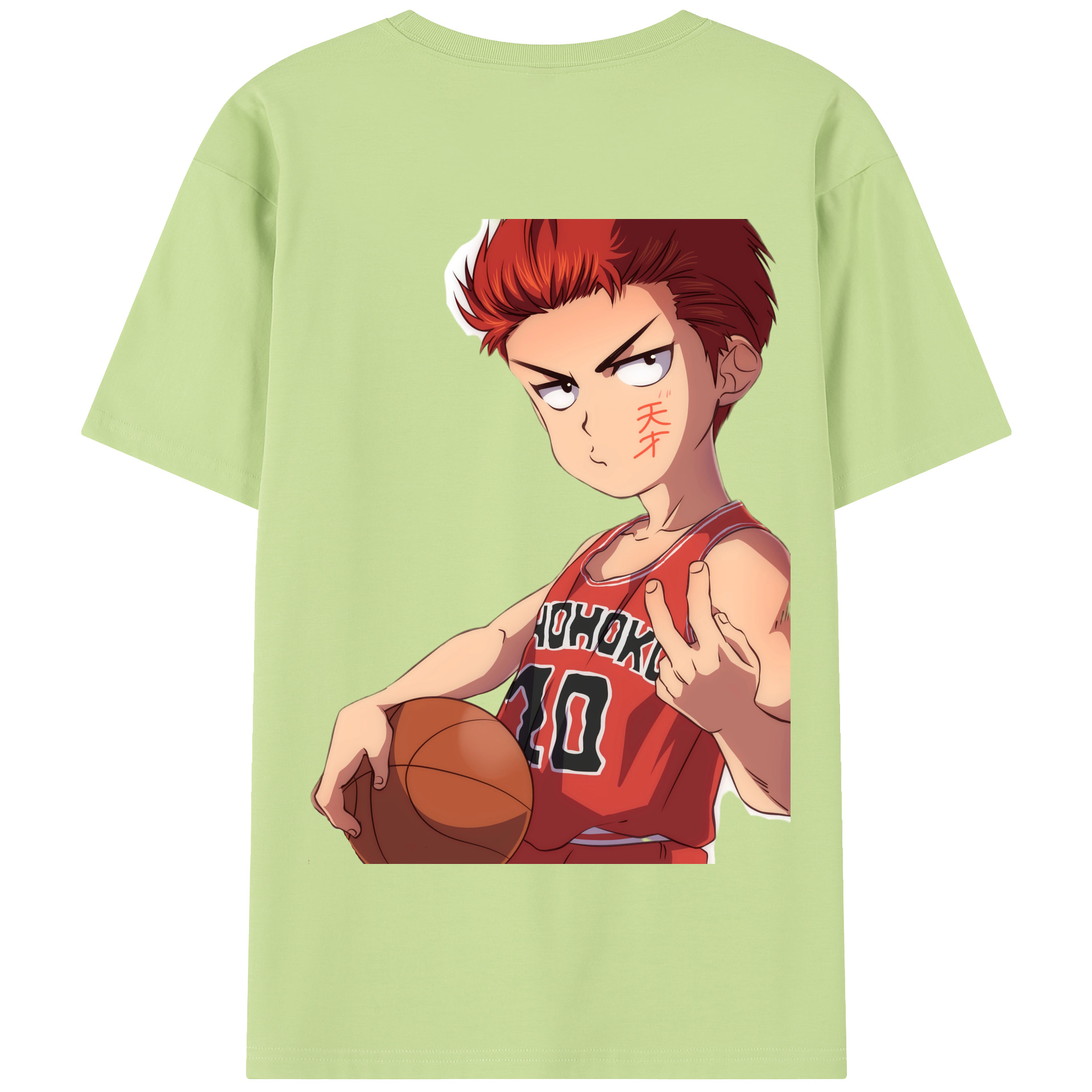 SLAM DUNK／スラムダンク 綿100％半袖Tシャツ（背面プリント）
